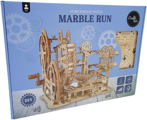 Craft Wooden 3D Puzzle Ball Track 454 pieces - 3D Puzzle - Main image