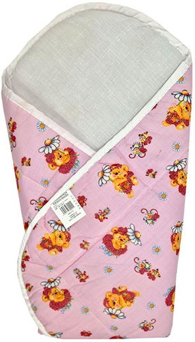 4sleep Rychlozavinovačka 75 × 75 cm na suchý zip, růžová, tisk - Zavinovačka - Hlavní obrázek