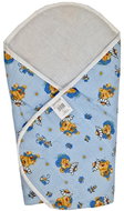 4sleep Rychlozavinovačka 75 × 75 cm na suchý zip, modrá, tisk - Zavinovačka