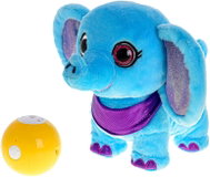 Mikro Trading a. s. Plush elephant 27 cm following ball with sound 24 m+ in box - Soft Toy