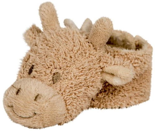 Bo Jungle Plush hand rattle, giraffe - Baby Rattle - Main image