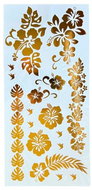 Guirca Tattoos - tattoo flowers - leaves - festival - 17 pcs - 14 × 30 cm - Temporary Tattoo