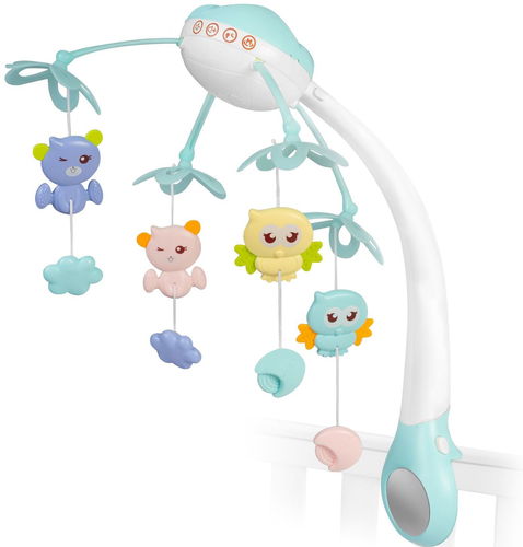 Ricokids RK-813 Dětský kolotoč s projektorem modrý - Kolotoč nad postýlku - Hlavní obrázek