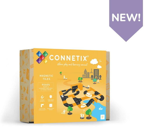 Connetix Tiles - Ramps and junctions (16 pcs) - Building Set - Main image