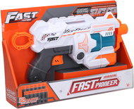 Wiky Pistol with 12 foam bullets 25 cm - Toy Gun