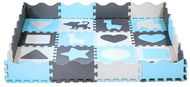 NILS Fun Dětská pěnová puzzle podložka MD03 modrá - Pěnové puzzle