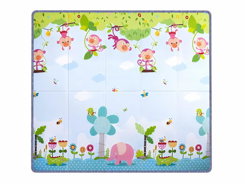 iMex Toys Jungle Folding double-sided mat 200 × 180 × 1.5 cm - Play Mat - Main image