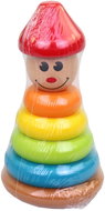 MaDe Wooden tower, doll, 17 cm - Sort and Stack Tower