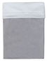 Emitex Dětská deka bavlna + microfleece 70 × 100 cm, šedá - Deka
