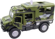 MaDe Battery operated military car, light and sound, flywheel, 25 cm - Toy Car