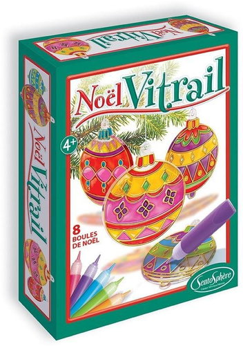 Sentosphere Vánoční vitrážové ozdoby - Kreativní sada - Hlavní obrázek