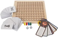 Kruzzel 24639 Wooden Montessori multiplication table - Educational Toy