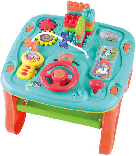 Playgo Stoleček s aktivitami 37 cm, oboustranný - Interaktivní stůl - Hlavní obrázek