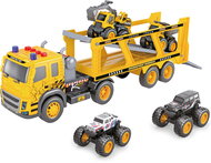 Wiky Tractor 45 cm with 4 cars and effects - Toy Car