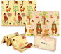 Play Mat NILS Fun Folding foam mat MD04 Forest - Hrací podložka
