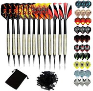 APT HUKA DA201 Sada 12 šipek 100 hrotů + 42 letek - Šipky