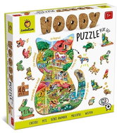 Ludattica Woody Pets, wooden puzzle, 48 pieces - Wooden Puzzle