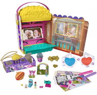 Polly Pocket Un-Box-It Popcorn Box Playset Cinema play set with surprises - Game Set