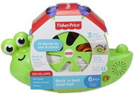 ALUM Fisher-Price interaktív csiga + alakzatok és építőkockák - Interaktív játék
