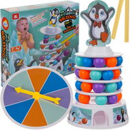 Kruzzel 24718 Arcade game Balancing tower with penguin and balloons - Balance Game