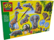 SES Sádrové odlitky Safari zvířata - Craft for Kids