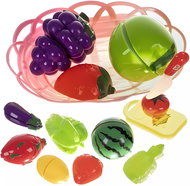 Kruzzel 22576 Slicing fruit and vegetables in a basket - Toy Kitchen Food
