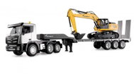 Amewi 2-in-1 1:24 RTR RC skid steer and excavator kit - Remote Control Car