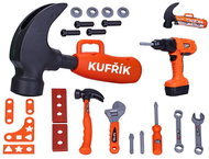 Micro Trading Children's drill with tools, hammer-shaped case, 24 pieces - Children's Tools