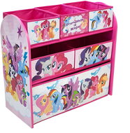 DISNEY Dřevěný organizér - My Little Pony - Organizér na hračky