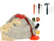 KIK KX3582 Set for small archaeologists - volcano with dinosaur skeleton 2in1 - Game Set