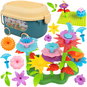 Building Set Kruzzel 26331 Flower Garden 3D, 139 pieces - Stavebnice