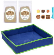 eliNeli Kinetický písek s pískovištěm a formičkami - Kinetický písek