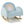 Rocker rocking chair, blue