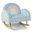 Rocker rocking chair, blue