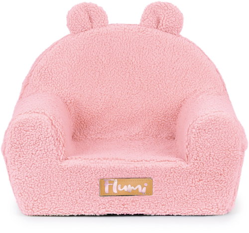 Flumi Armchair Boucle, pink - Children's Chair - Main image