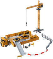 Kruzzel 26578 Construction truck with crane and accessories, yellow - Toy Car