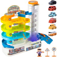 ISO 26606 Four-storey garage with elevator and toy cars - Toy Garage