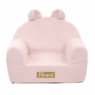 Flumi Corduroy armchair, pink - Children's Chair
