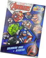 MARVEL Maxi colouring book with stickers - Avengers - Colouring Book