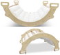 Montessori Rocking Chair Costway Montessori wooden swing with soft cushion - Natural - Montessori houpačka
