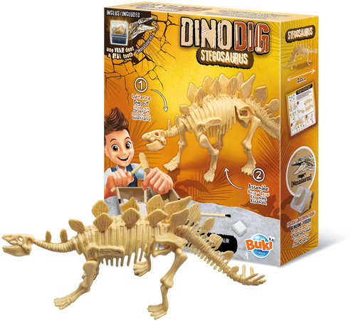 BUKI France DinoDIG Stegosaurus - Experiment Kit - Main image