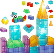 KIK KX3628 Magnetic building set 64 pieces, luminous 3D figures - Building Set