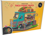 DIY Miniature kit with LED lighting - Mobile tacos - Building Set