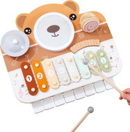 Derrson Multifunctional Xylophone, Drums and Piano Bear 6in1 - Children’s Xylophone