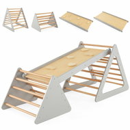 Costway Montessori playground 3in1, grey - Children's Climbing Frame