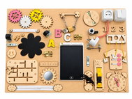 KIK KX4630_1 Wooden manipulative sensory board, 75 × 50 cm - Activity Board