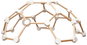 Children's Climbing Frame Piccolino Montessori Climbing frame SPIDER size. S white - Prolézačka pro děti