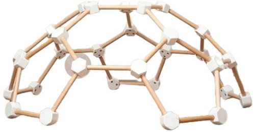 Piccolino Montessori Climbing frame SPIDER size. XS white - Children's Climbing Frame - Main image