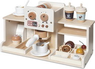 Derrson W5358 Large wooden café 2in1, beige - Play Kitchen