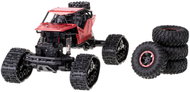 KIK KX6967 RC car 2in1 Rock Crawler 4×4 - tracks and wheels,1:16, 2,4 GHz, red - Remote Control Car